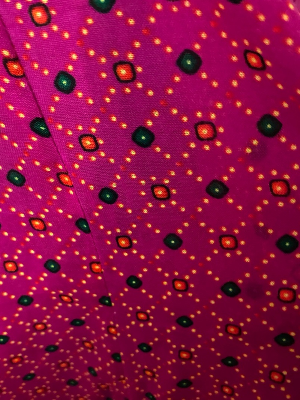 Embroidered Two-Tone Maxi Kaftan - Pink & purple - Picture 6 of 8